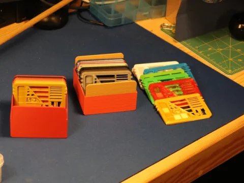 Tray for storing Mini printer tests as Swatches