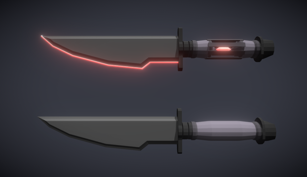 Two Knife (low-poly)