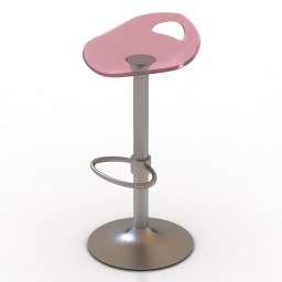 Chair bar Samba 3d model