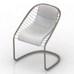 Chair cortina 3d model
