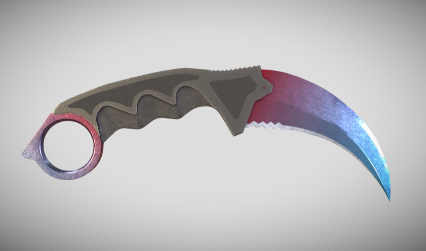 Karambit - Fire & Ice - DownloadFree3D.com