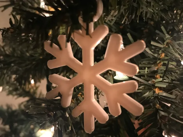 Nordic snowflake ornament 