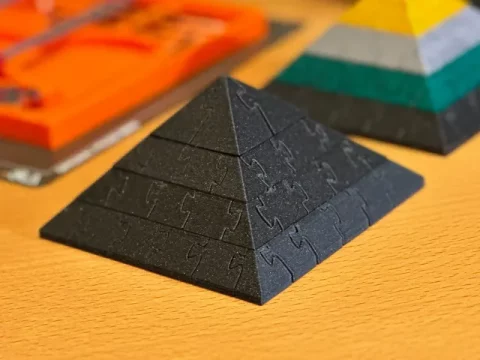 3D Pyramid Jigsaw Puzzle