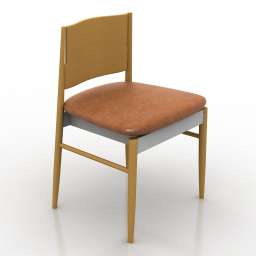 Chair Sarina chair by Misuraemme 3d model