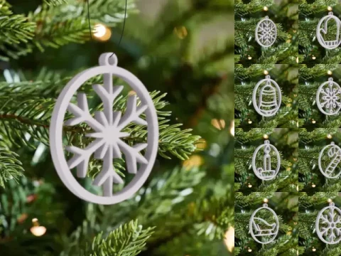 Christmas ball/decoration - snowflake