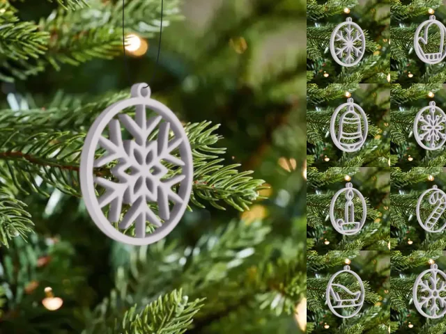 Christmas ball/decoration - snowflake