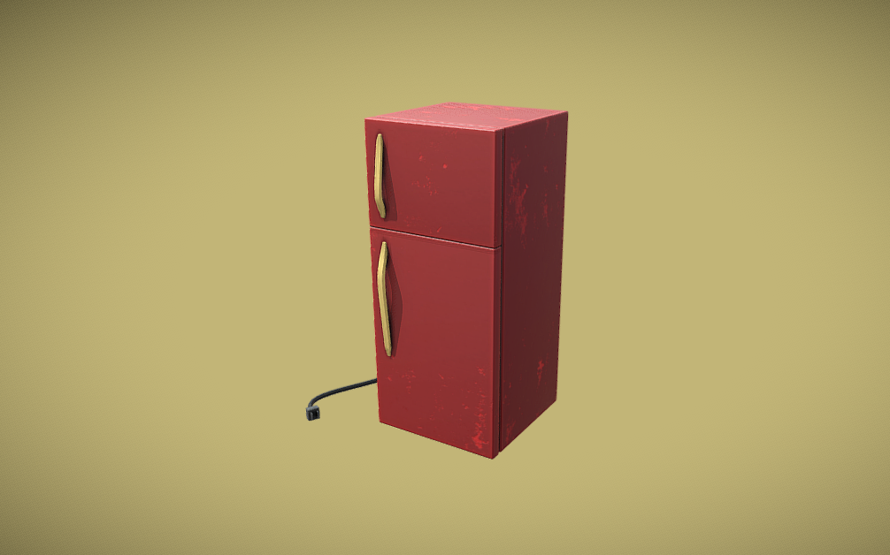 Red Refrigerator