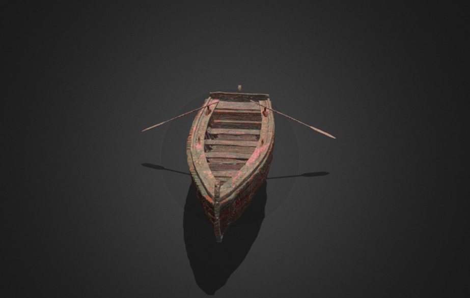 Small stylized Wooden Boat