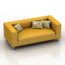 Sofa IKEA KLIPPAN 3d model