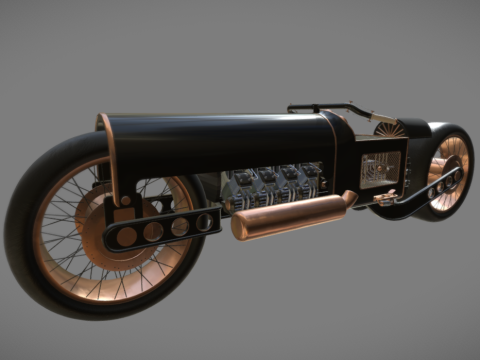 Steampunk Motorcycle