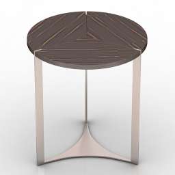 Table fendi casa collection tolomeo 3d model