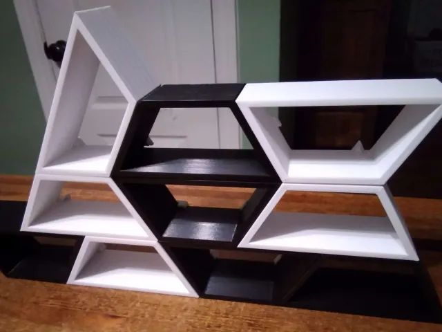 Trapezoid Modular Display Shelf