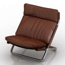 Chair Arflex Cross high version 3d model