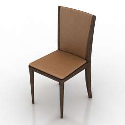 Chair Etel Interiores - Cadeira Cacau 3d model