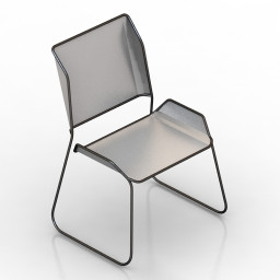 Chair Office Metal 3d model