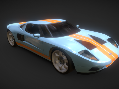 Ford GT 2006 - Low Poly