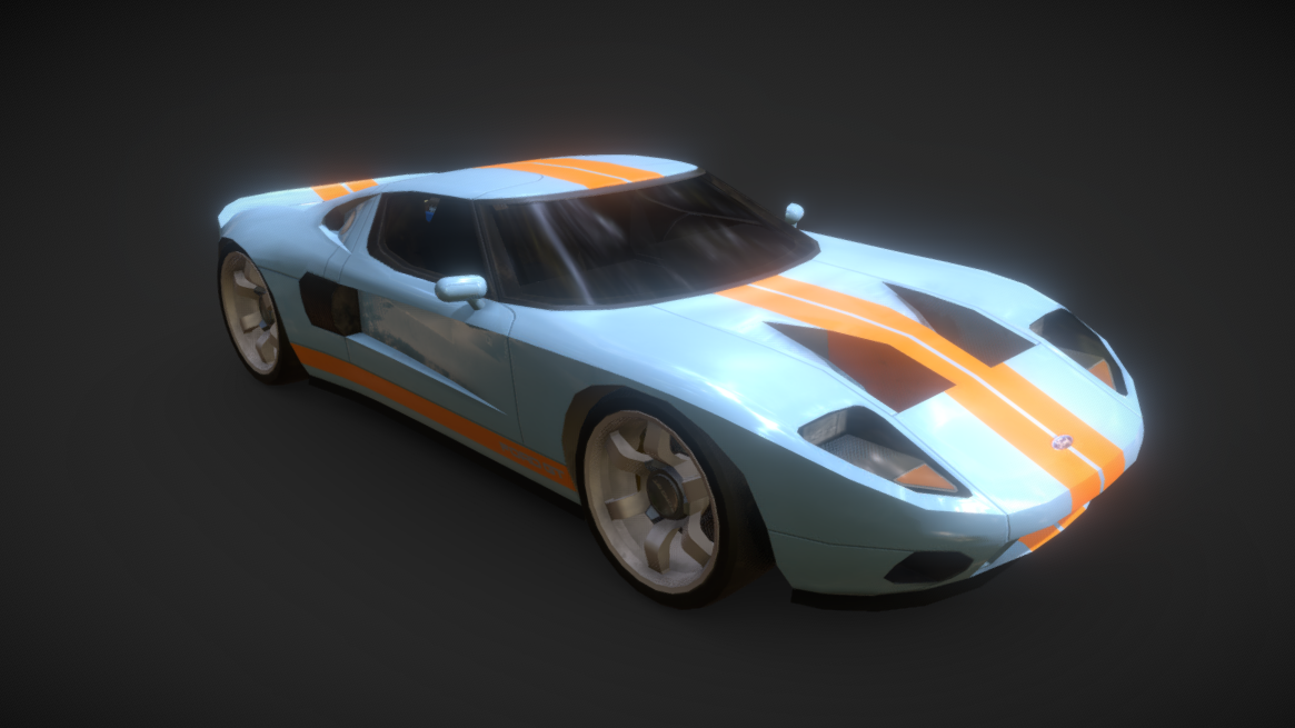 Ford GT 2006 - Low Poly