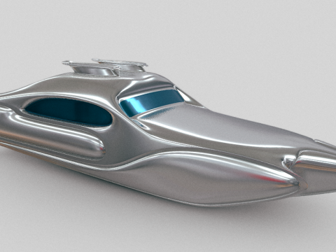 Futuristic Speedboat