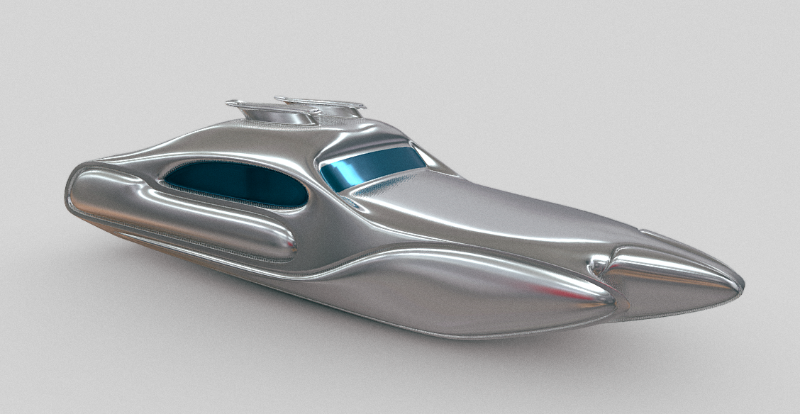Futuristic Speedboat