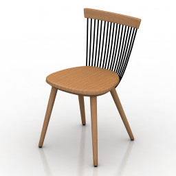 H Furniture WW Chair 3d model