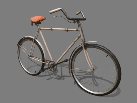 Realistic Old Bike Model