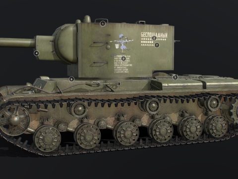 Soviet Heavy Tank KV-2 (Klim Voroshilov)