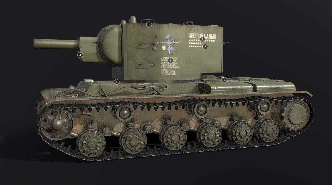 Soviet Heavy Tank KV-2 (Klim Voroshilov)