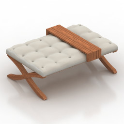 Table Coffee Christopher Guy FRENCH CONNECTION Bench table 3d model