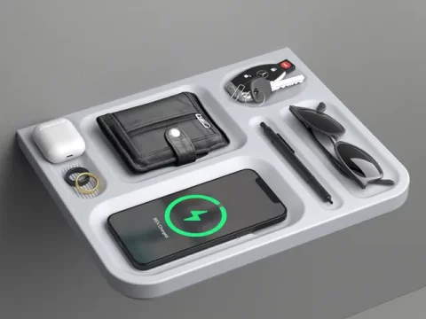 Wireless Charging Catch-All Tray/Shelf (For Max/Plus iPhones)