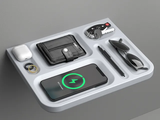 Wireless Charging Catch-All Tray/Shelf (For Max/Plus iPhones)