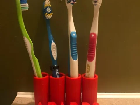 Initial toothbrush divider