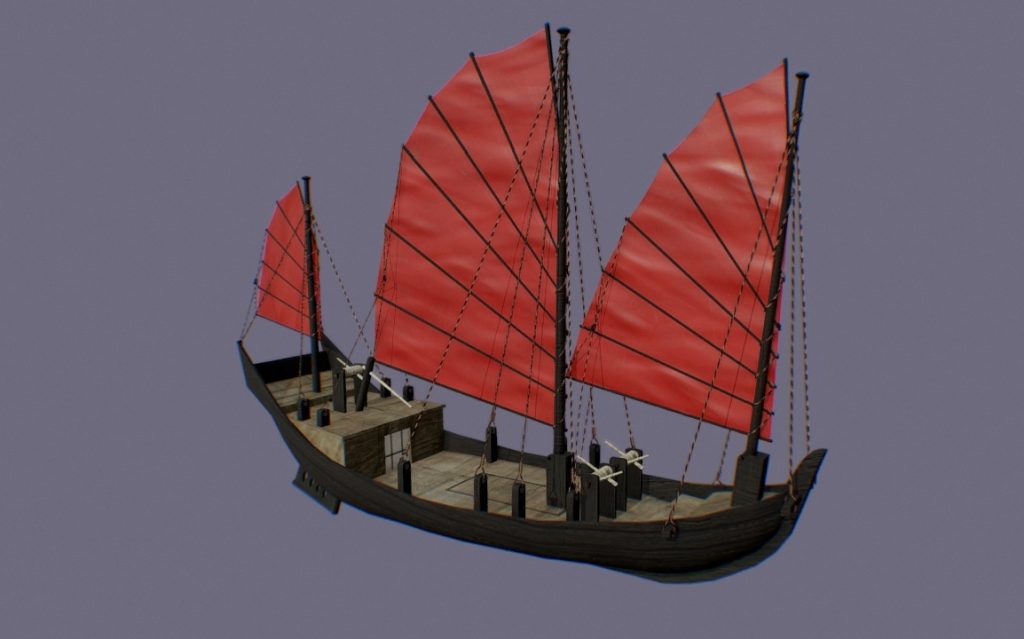 Chinese Junk Ship - DownloadFree3D.com