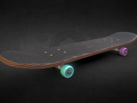 Classic street skateboard