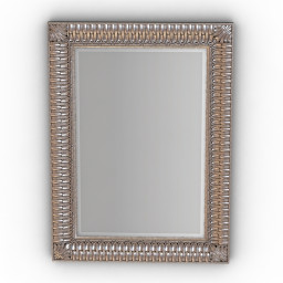 Mirror Florentine Classic Mirror Frame 3d model