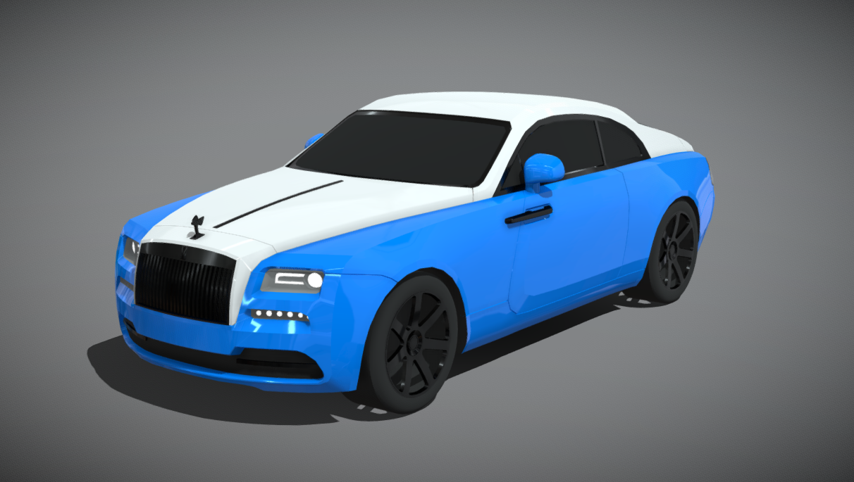 3D Model  RollsRoyce Wraith car