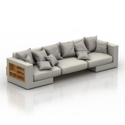 Sofa fabric 3d model