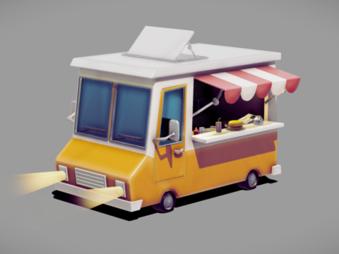 Stylized Food Truck
