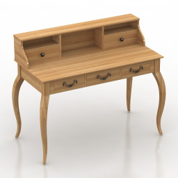Table Loft Art Isidore Desk 3d model