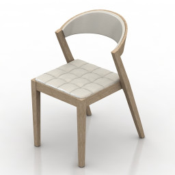 Chair Lider Silver 3d model