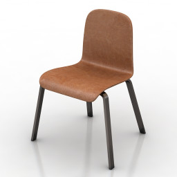 Chair MORE PEC CHAIR by Bernhard Muller 3d model