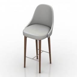 Chair bar BARY 3d model