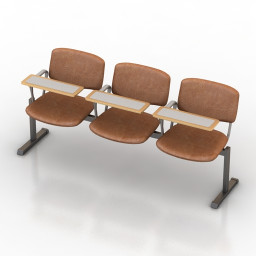 Chairs Set Cinema 3d model