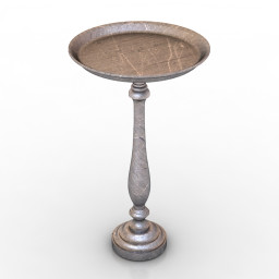 Currey & Company Waterhouse Occasional Table 3d model