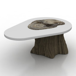 Table Coffee Stump 3d model