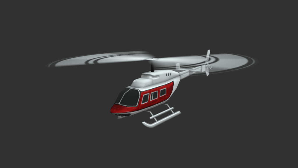 Bell206 Helicopter 3d model
