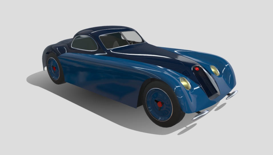 Bugatti T57 CSS 3d model
