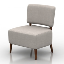 MUDO CONCEPT Gironde Berjer Chair 3d model