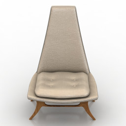 Mid Century modern chair 3d model