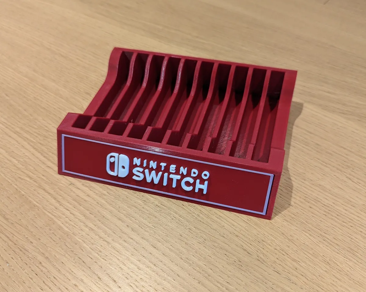 Nintendo Switch 10 Game Holder 3d model