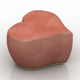 Seat Heart 3d model